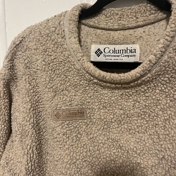 Vintage Columbia Sherpa Sweater - L - Picture 2 of 5